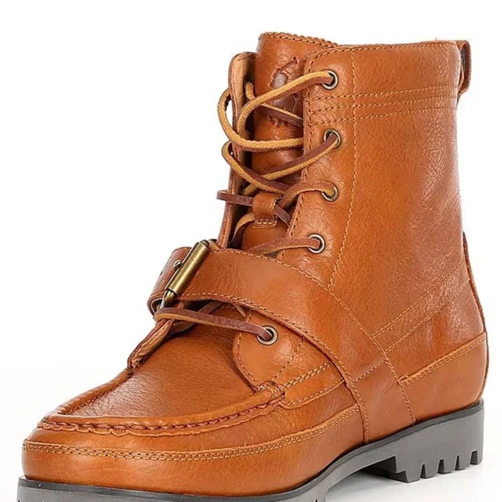 Polo by Ralph Lauren Men's Brown Leather Boots